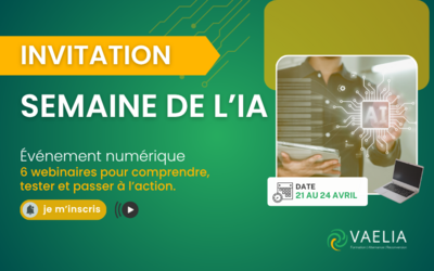 Semaine de L'IA de Vaelia - Événement numérique