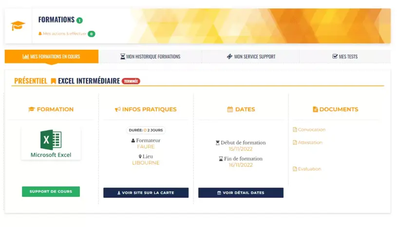 Portail MAFORMATION