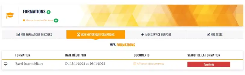 Portail MAFORMATION